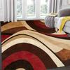 Large Abstract Geometric Area Mat Machine Washable Soft Velvet Indoor Outdoor Rug for Living Room Bedroom Dining Kitchen