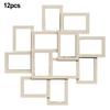 12pcs 4x6inch Collage Picture Frames Multi-layered Collage Photo Frames  For Cherished Memories Capture Home Decoration