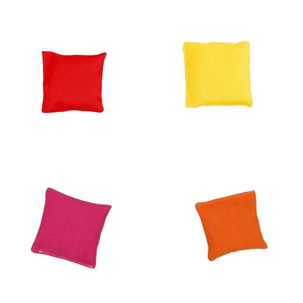 Kindergarten Cloth Sandbags Children's Toys Baby Small Sandbags Outdoor Canvas Flat Sandbags Pure Color Flat