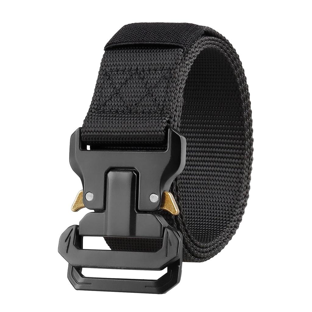 Cross-border Cobra Tactical Belt: Outdoor Military Leather Belt with Alloy Insert Buckle