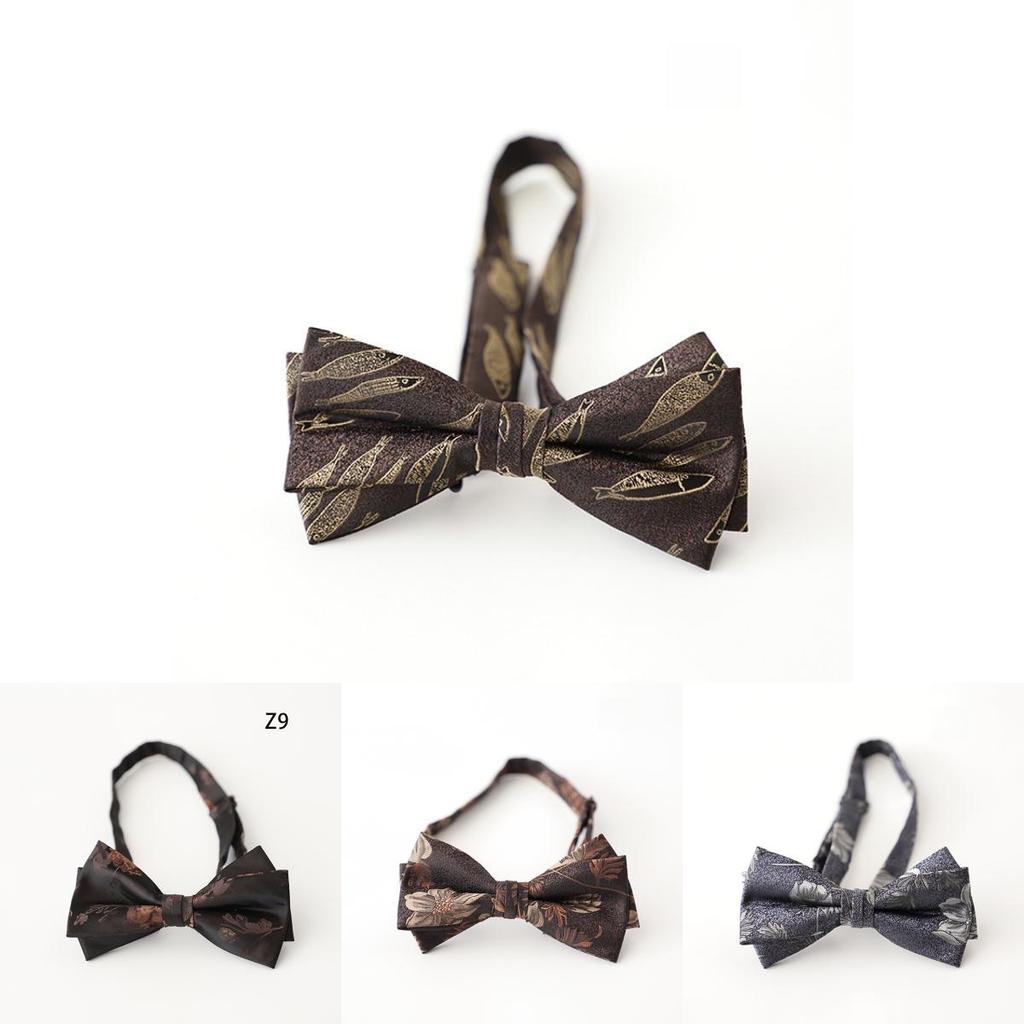 Klasyczny poliestrowy krawat w kwiaty dla mężczyzn, w formalnym stylu, na wesela