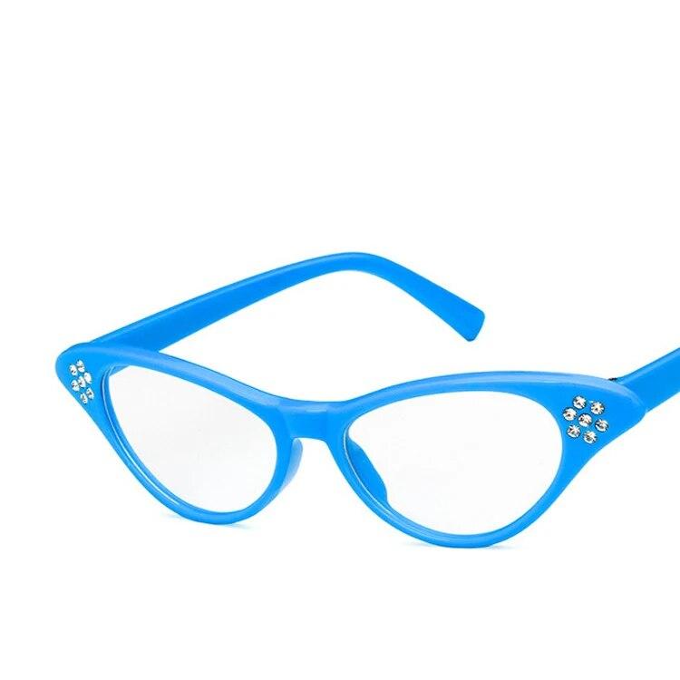 Vintage Cateye Sunglasses Women Sexy Retro Small Cat Eye Sun Glasses  Designer Colorful Eyewear For Female