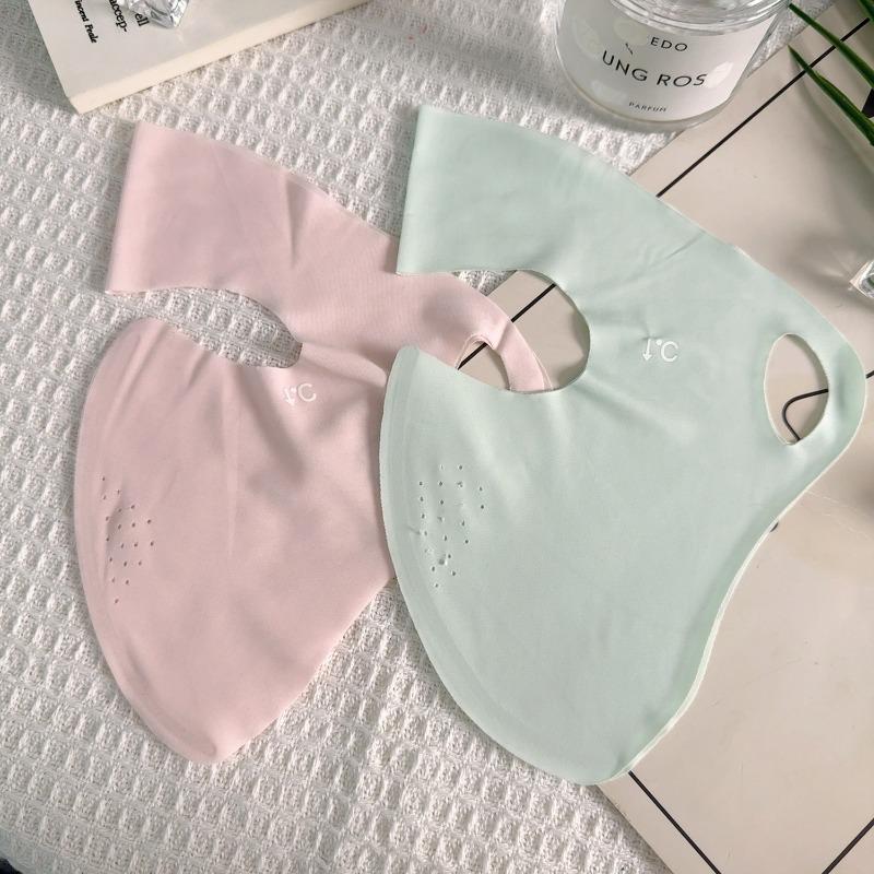 Summer Hyaluronic Acid Facekinis Outdoor Motorcycle Cycling Full Face Sunscreen Mask UPF 50+ Ice Silk Cool UV Protection Cover