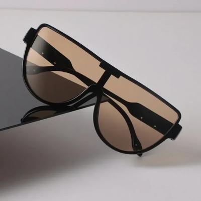 Retro Square Sonnenbrille Damen Mode Kunststoffrahmen Vintage Sonnenbrille Herren Stilvolle Übergroße Brille