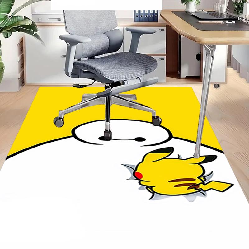 1pc Big Hero Pikachu Adventure Carpet for Playroom Bedroom Living Room Sofa Home Decor,kids Game Area Rug Non-slip Floor Mat Y72388