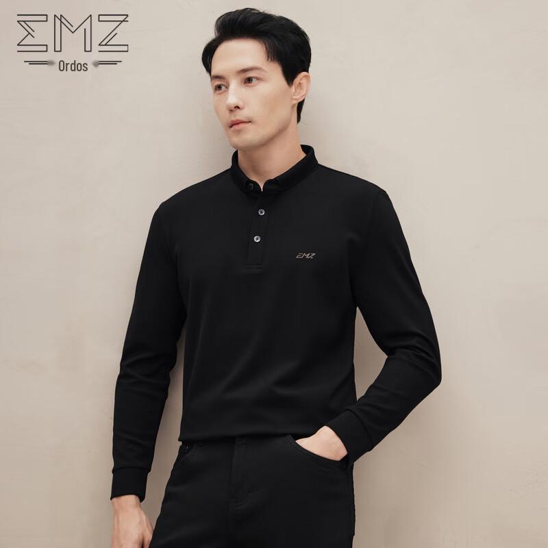 EMZ Men's Autumn/Winter Long-Sleeve POLO Shirt 9D7601103