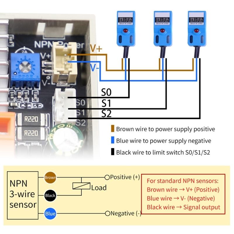 Four Wire Stepper Motor Controller With Adjustable Speed Distance Delay Setting And Cycle Programming Professional