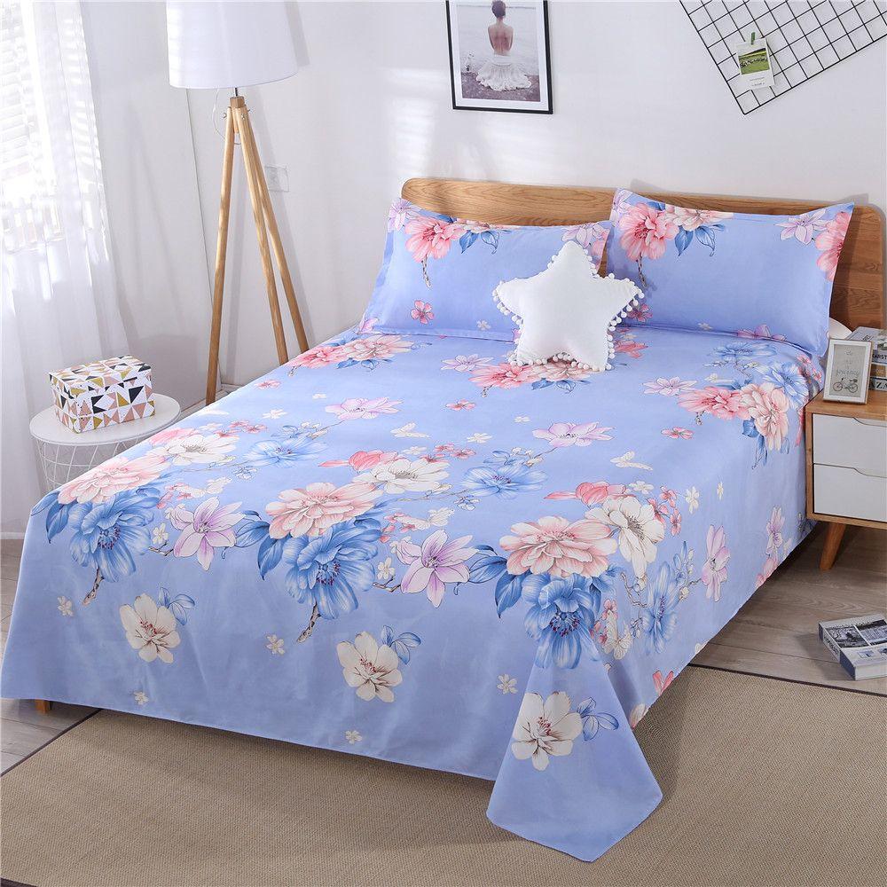 Bed Sheet Single Piece Sanded Skin-friendly Home Dormitory Bed Sheet Single Double Bedding Bedspread Mattress Cover