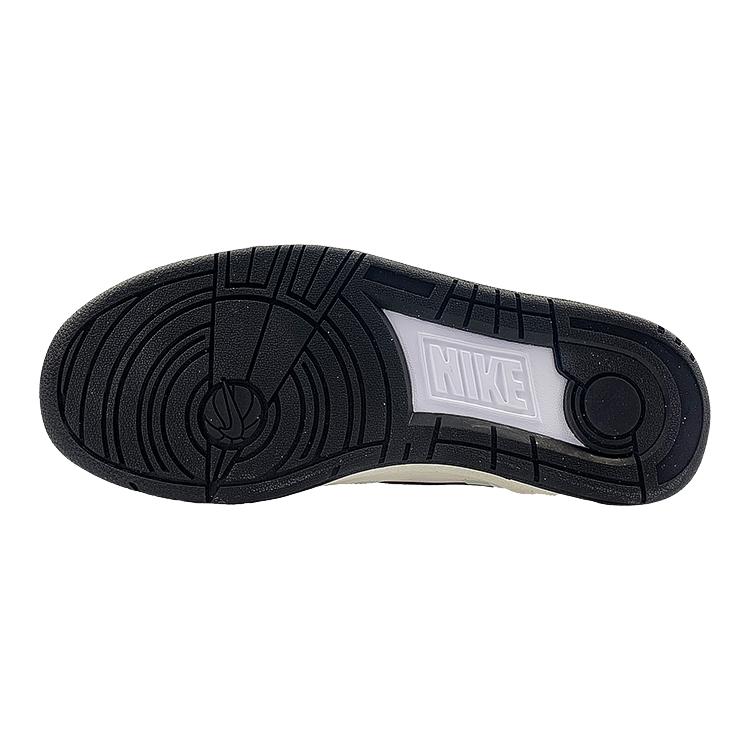 Nike Full Force Low Top Skateboard Shoes Men's Black White Green FB1362-101(Team47-FF)