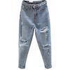 Damen Loose Straight-Leg Ripped Jeans - Figurschmeichelnd & Vielseitig für Frühling/Sommer 2025