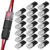 1-100PCS 12V Wire Cable Snap In Connectors Terminal Connection Joiners Car Auto Plug