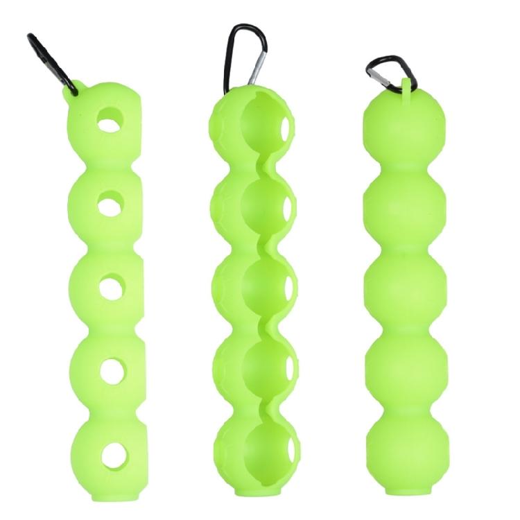 Silicone Golf Ball Protective Cover Golf Ball Holder Holds 5 Golf Balls Gift