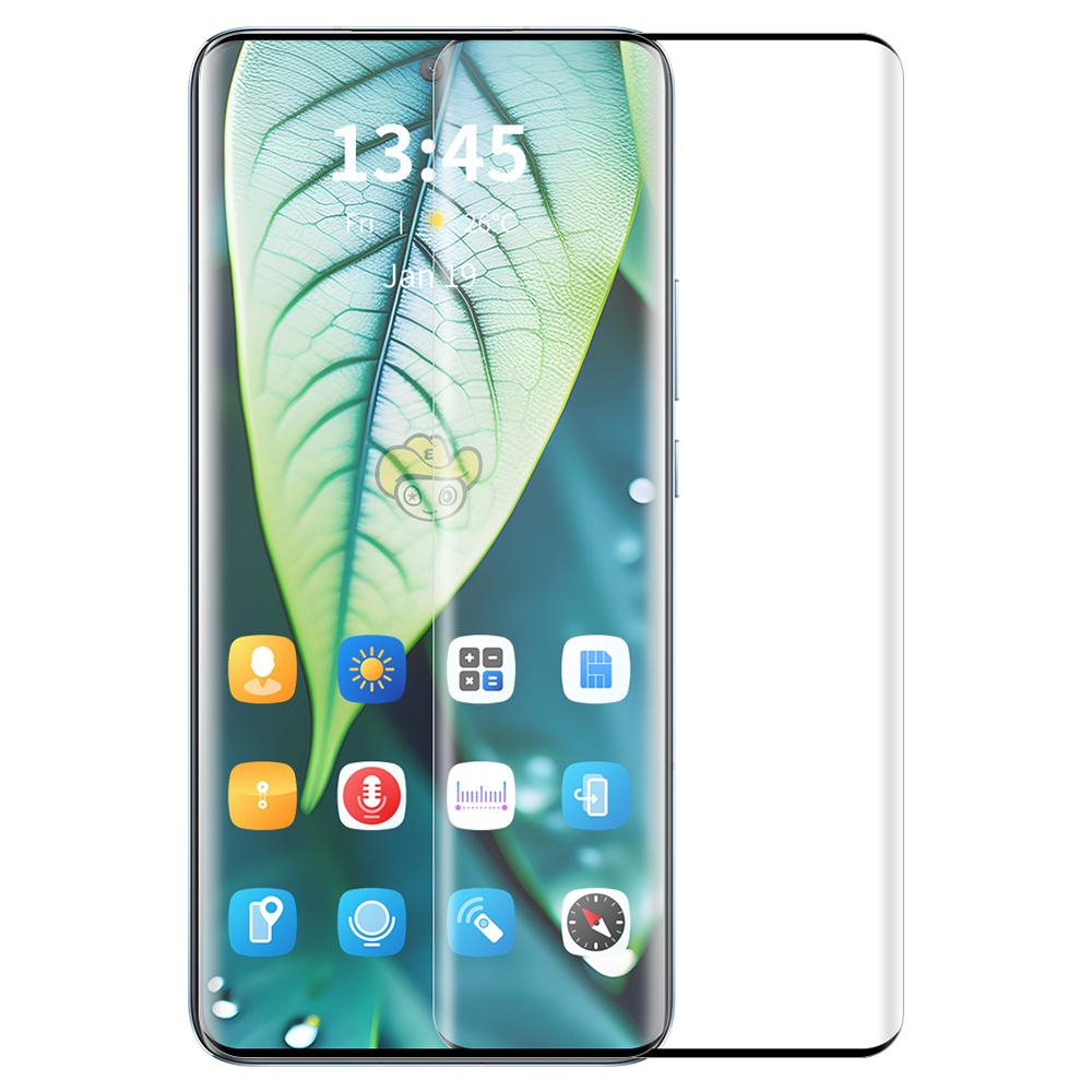 ENKAY HAT PRINCE For vivo S17 5G/S17 Pro 5G/S17t 5G Side Glue Full Screen Protector High Aluminum-Silicon Glass Film Support Fingerprint Unlock