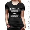 Strange And UnusualWhite Text T Shirt 6xl Cotton Cool Tee Strange And Unusual Strange Unusual Lydia Lydia Deetz Beetle Ghost