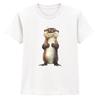 Ses Otter Jungen Mdchen Kinder T Shirt Wald Tier Geschenk Fr Vintage Washed Comfortable Top For Everyday Wear Unisex