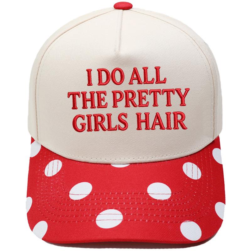 I DO ALL Fun Embroidery Color Matching Truck Driver Baseball Cap Men's and Women's Casual Shade Dad Hat