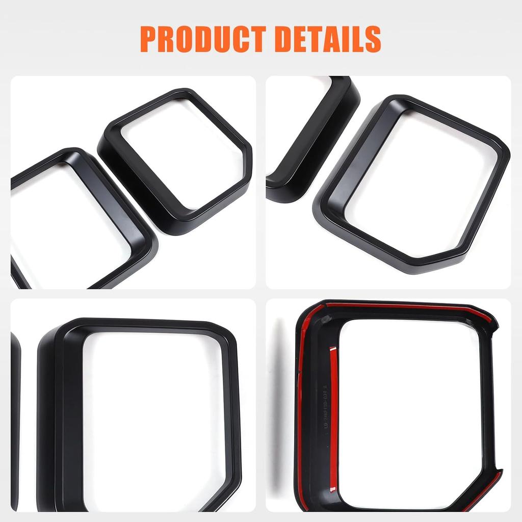 Rearview Mirror Rain Shield Cover Compatible with Toyota Land Cruiser Prado 250 J250 LC250 2024 2025 Accessories, Rear View Mirror Rain Shield Visor