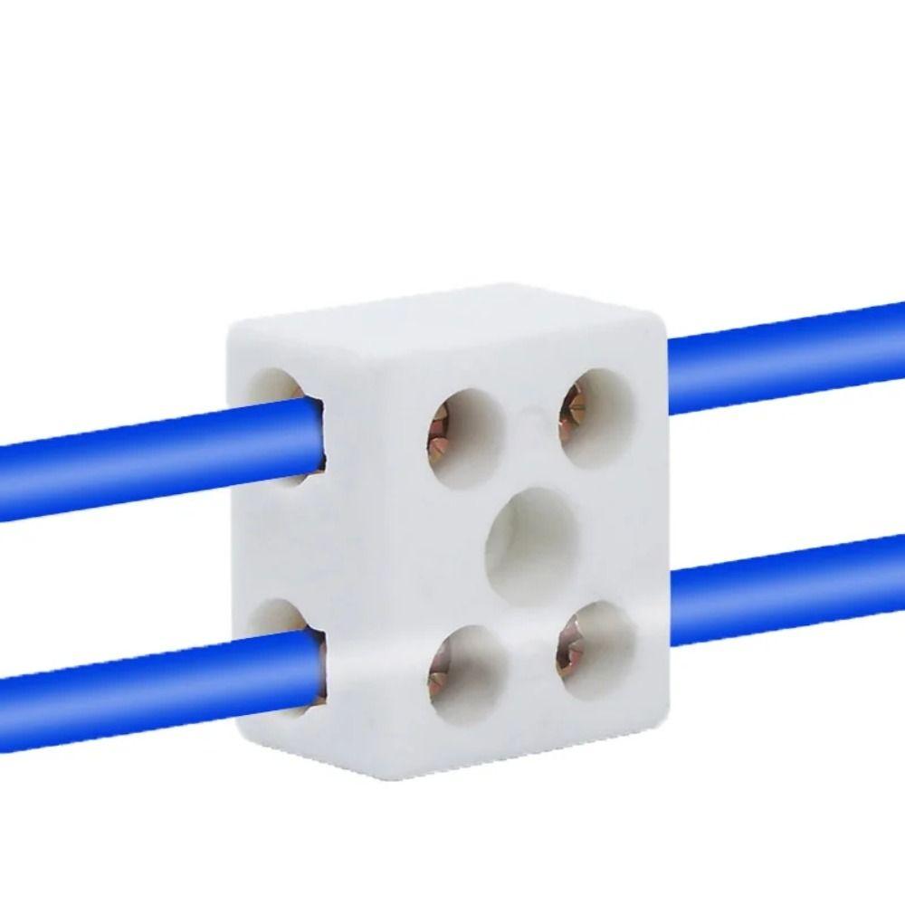 3 In 3 Out 4 In 4 Out Screw Wire Connector Terminals Ceramic Terminal Post