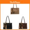 Large Capacity Tote Bag For Women With Pu Material And Zipper Closure For Daily Use