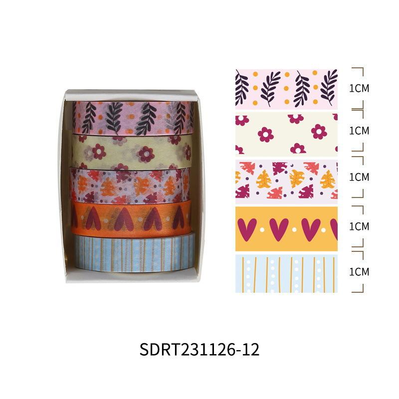 Tianquan Miaowu Washi Tape Set Cute Cartoon Decorative Paper Tape for Journaling Scrapbooking DIY Craft Sticker Supplies