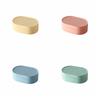 Creative Soap Dishes Tray Round Bathroom Shower Gadgets Portable Travel Soap Box  Household