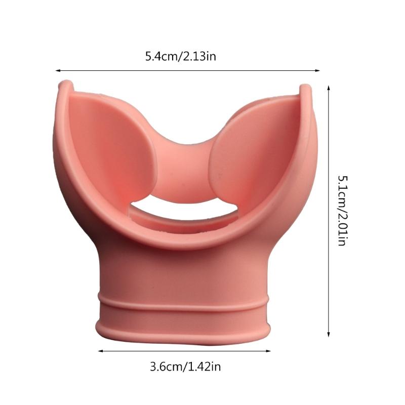 Silikonowy ustnik do nurkowania Zamienny ustnik do fajki snorkelowej regulatora do nurkowania Podwodne akcesoria do oddychania