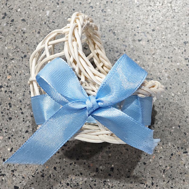 Dollhouse Miniature Wooden Hand Woven Nursery Cradle Baby Crib Baby Cot 1:12 Dollhouse Furniture Decorate Accessory Kids Toy