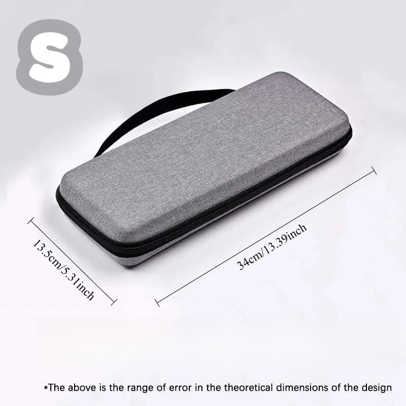 1 шт. Защитный чехол из ЭВА для клавиатуры, водонепроницаемая дорожная сумка для хранения, подходит для 61-клавишной, 87-клавишной, 104-клавишной полноразмерной механической