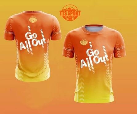 Men s short-sleeve T-shirt, quick-drying, printed design, sports style, summer XXS
