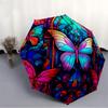 1pc Butterfly Stained Glass Automatic Open/Close Umbrella, Lightweight for Women/Men, Perfect Gift - for Everyday or Holiday Eventsyy251127099