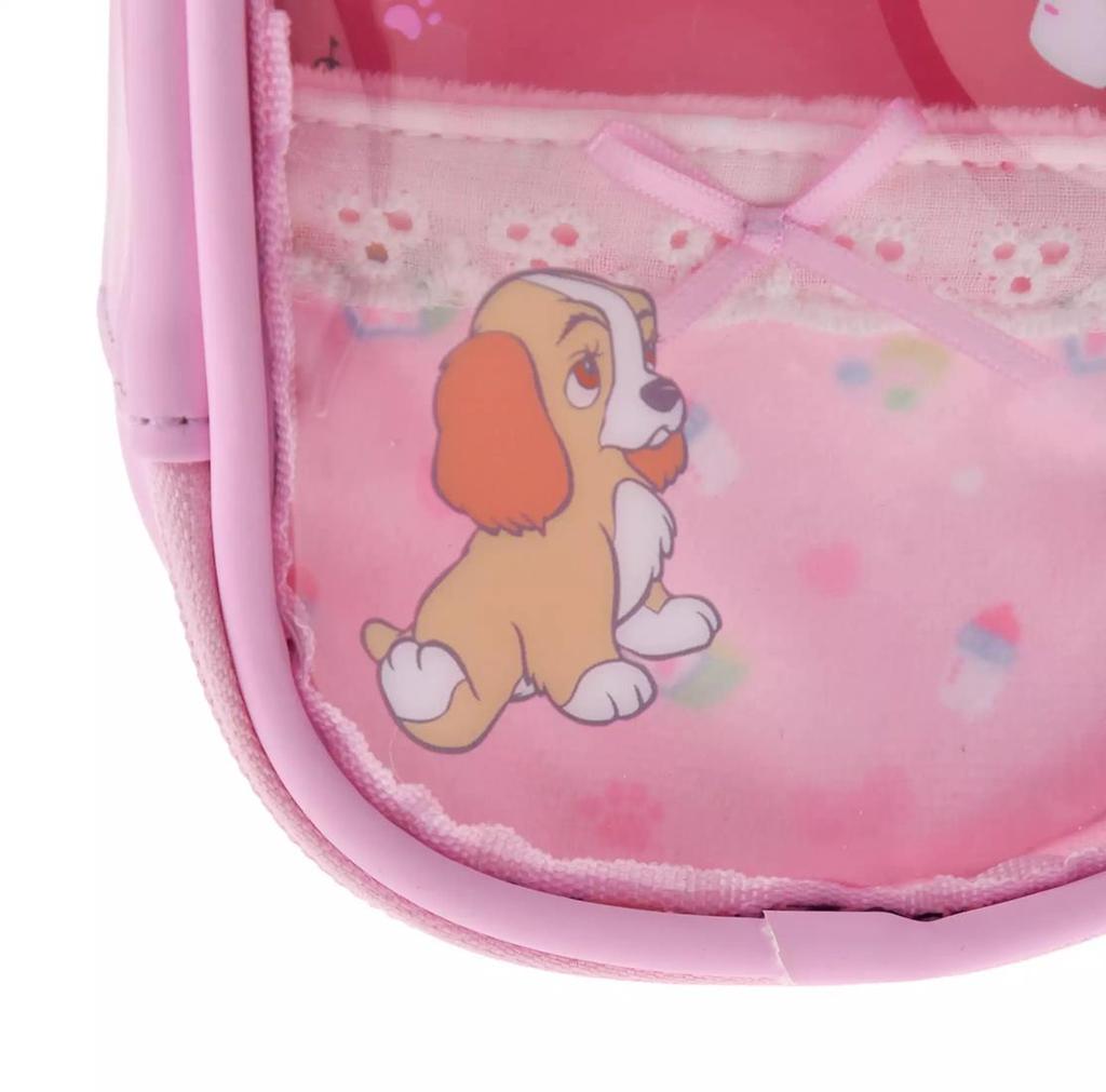 DISNEY Lady Pouch Keychain Type Clear Window ( Mellow Hug ) Japan NEW
