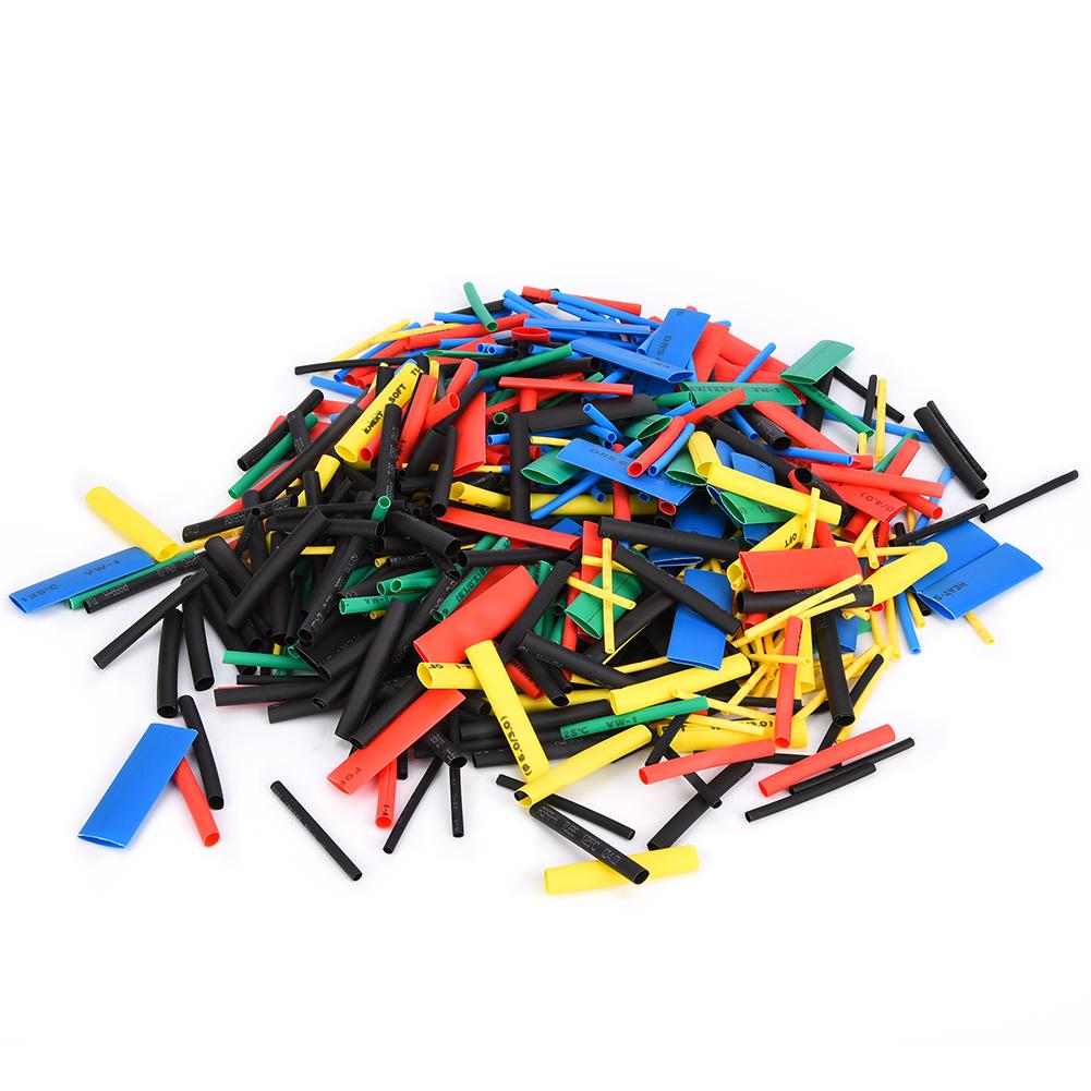 530pcs Heat Shrink Tube Polyolefin Insulated Shrinkable Tubing Wire Cable Sleeving Wrap