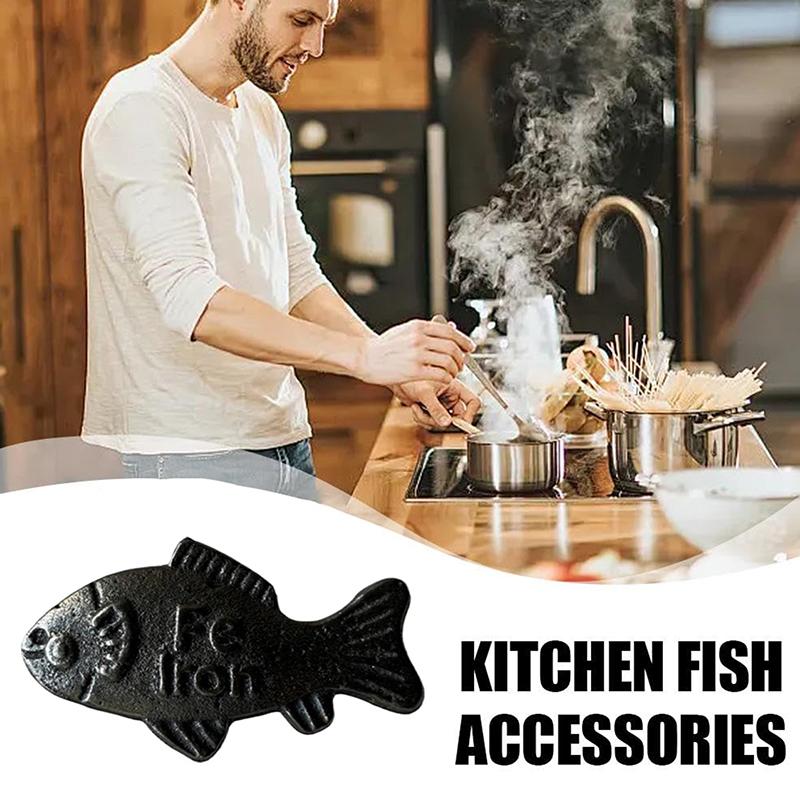 

Рыба и Птица Железный Кухонный Инструмент - Натуральная Железная Добавка для Блюд, Эффективный и Безопасный Кухонный Инструмент, Снижает Риск Дефицита чёрный