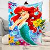 Underwater Mermaid Adventure Flannel Blanket-Soft and Suitable for Sofas,Beds,Offices,Travel,All Seasons,Great Gift for Holidays and Birthdays.