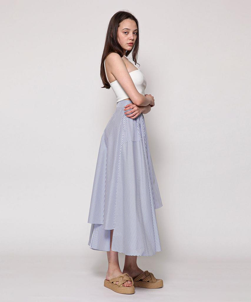 02ARMOIRE Annabel Skirt _ Blue Stripe
