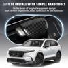 ABS Carbon Fiber Gear Shift Knob Cover Sticker Head Trim for Honda CR-V UR-V AVANCIER 2017-2024  Breeze 2020-2024