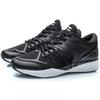 Li Ning Cushioning Slip Resistant Abrasion Resistant Low Top Running Shoes Men's Black White ARHP233-1
