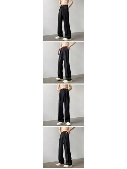 Herren Herbst Leichter Luxus Weite Hosen