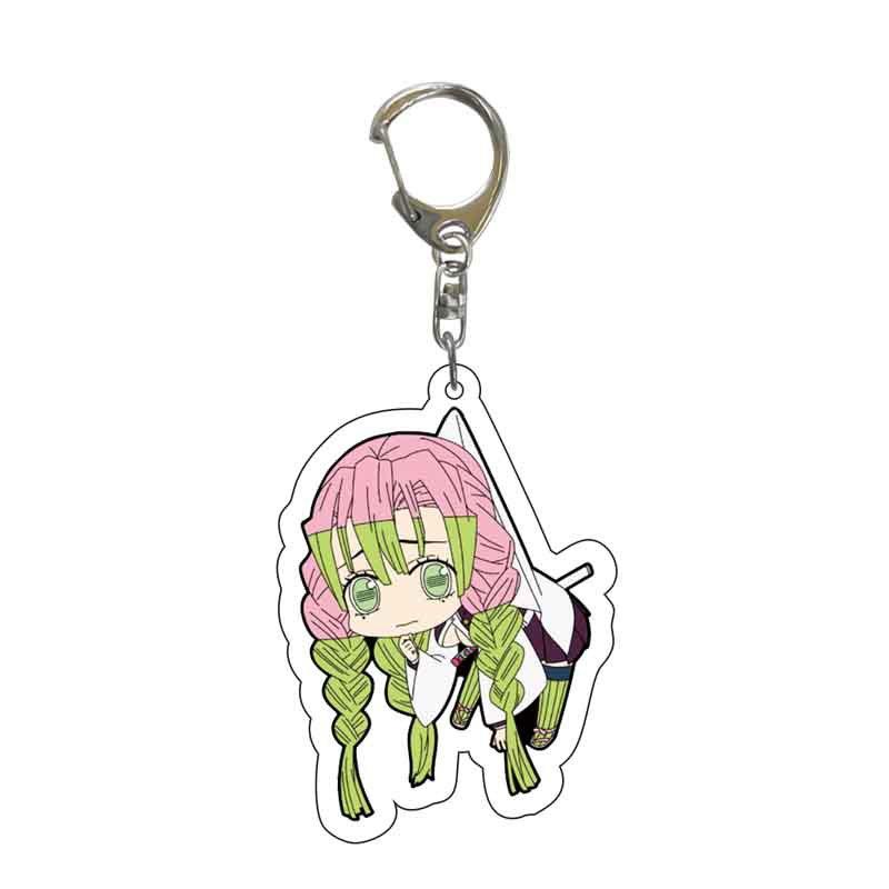 Demon Slayer Kimetsu No Yaiba Infinity Castle Acrylic Keychain Jewelry Tokitou Muichirou Iguro Obanai Action Model Model Toys