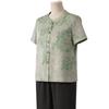 Elderly Women's Summer Short-Sleeve Shirt Set