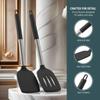 Flexible Silicone Spatula Set for Kitchen Heat Resistant and Nonstick Turner for Cooking Steaks and Frying Eggs at Home