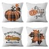 New Year's New Thanksgiving Pillow Cover Cushion Cover Harvest Pumpkin Car Home Linen Cushion Small Pillow