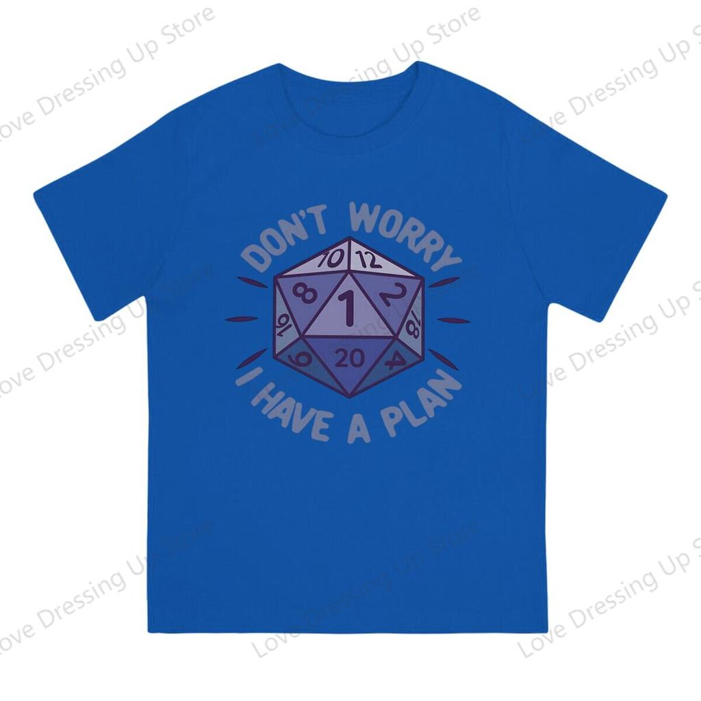 100pure Cotton Casual Unisex Tshirt Dont Worry I Have A Plan Short Sleeve Tshirts Street Short Sleeve Tee Funny Tops