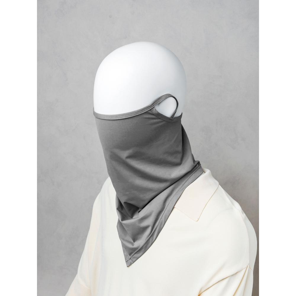 Daiso [uv Protection Up To 99 ] Sports Cool Scarf Ring Type Gray