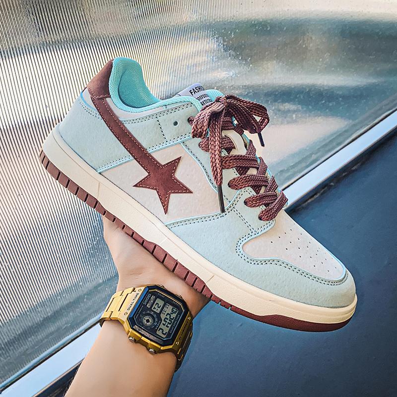 

Новые мужские и женские повседневные универсальные кроссовки для сноуборда, модные, прочные, удобные, спортивные туфли для пар больших размеров 37-44 44 синий