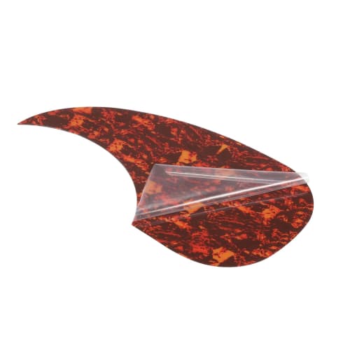 uxcell Acoustic Guitar Pickguard, 104cm, Self-Adhesive, Right-Handed, Waterdrop Shape, Brown, Pack of 2