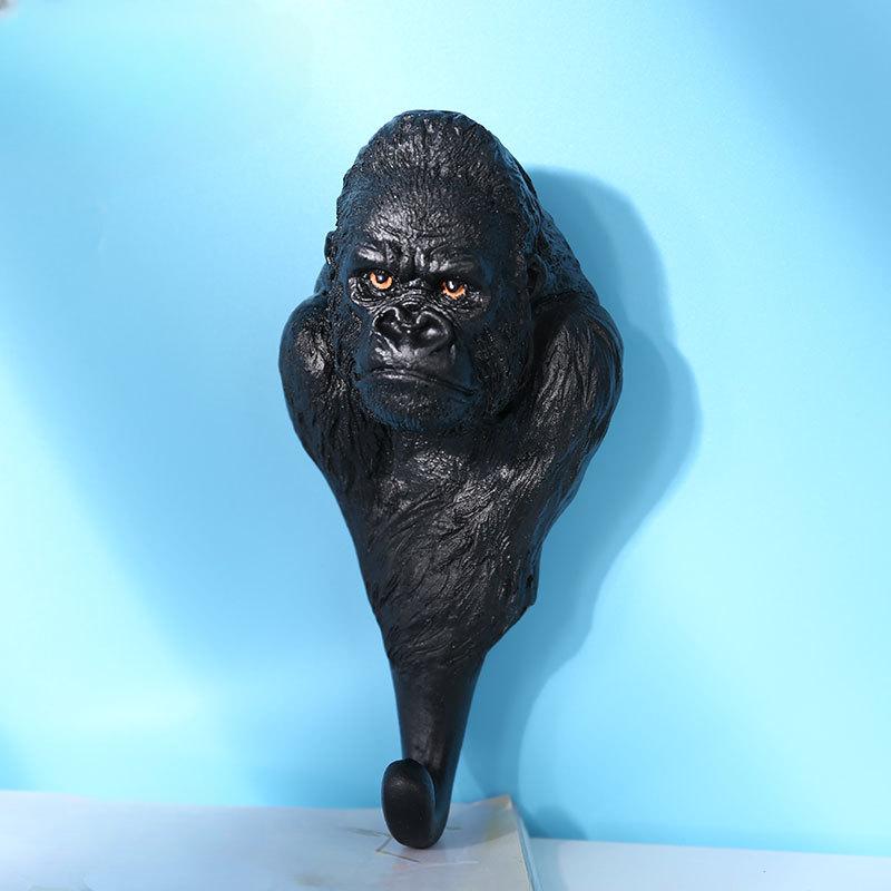 Nový Vintage Pryskyřičný Nástěnný Věšák na Kabáty Nástěnný Háček Domácí Nástěnná Dekorace Stereo Zvířecí Věšák Koupelnové Doplňky