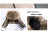 Cappello Invernale da Uomo in Pelliccia di Coniglio Lei Feng con Protezione per le Orecchie - Cappello Caldo Spesso da Esterno in Cotone per Mezza Età & Anziani