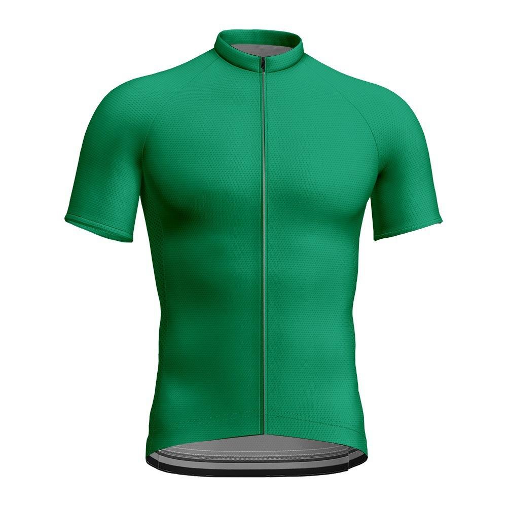 New Summer Solid Color Series Printed Short-sleeved Men's and Women's Sports Tops Mountain Bike Cycling Clothes