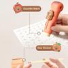 High Quality 2-in-1 Capybara Eraser Replaceable Core Multifunctional Pencil Sharpener Student Stationery Push-pull Eraser Gift